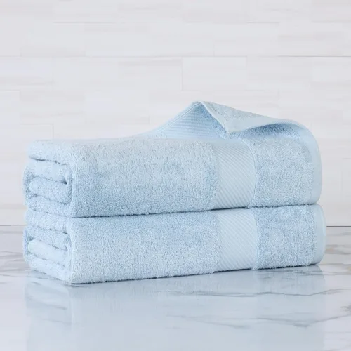 Vista 32 de SUPERIOR Kendell - Juego de 4 toallas de baño de algodón egipcio, absorbentes, para la ducha, artículos esenciales para el spa, toallas grandes