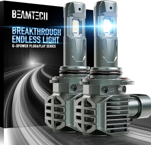 Vista 10 de BEAMTECH 90 05 Bombillas, 500% de brillo, Plug and Play, paquete de 2