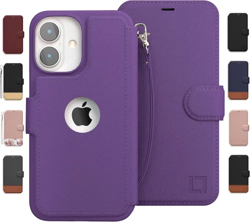 Vista 18 de LUPA Legacy Funda tipo cartera compatible con iPhone 13 Mini, funda con tarjetero, delgada y duradera, para mujeres y hombres, funda para iPhone 13