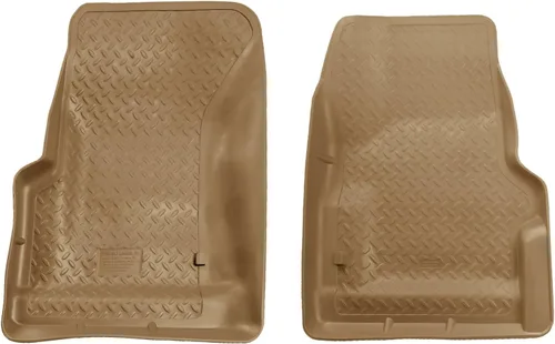 Vista 6 de Husky Liners Serie Classic Style Jeep Wrangler 1997-2006 Revestimientos de piso delantero, marrón 31733