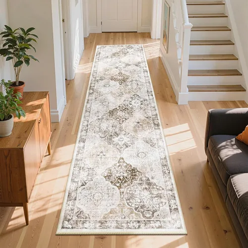 Vista 14 de Ileading Alfombras lavables para pasillo, 2 x 6, antideslizantes, para entrada, cocina, baño, dormitorio, lavandería, sala de estar, alfombra larga