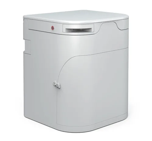 OGO™ Inodoro de Compostaje | El Mejor Inodoro de Compostaje Natural | RV, Casas Pequeñas, Furgonetas, Barcos | Mezcla Eléctrica | Separación de