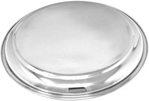 Vista 4 de Norpro Bandeja para pizza de acero inoxidable, 13-1/2 pulgadas, 13.5 pulgadas, plata