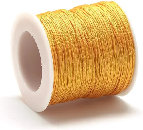 Vista 8 de Cheris - Cuerda de nailon para abalorios de nailon de 0.031 in, color azul, hilo de macramé, para hacer joyas, suministros de envoltura Kumihimo