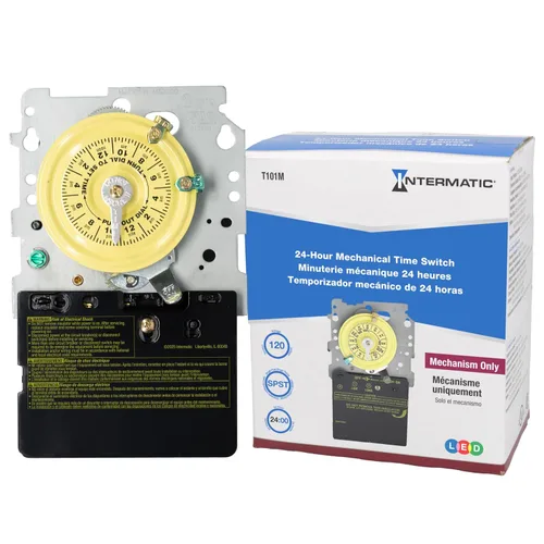 Vista 9 de Intermatic T104M solo mecanismo mecánico para interruptor de tiempo