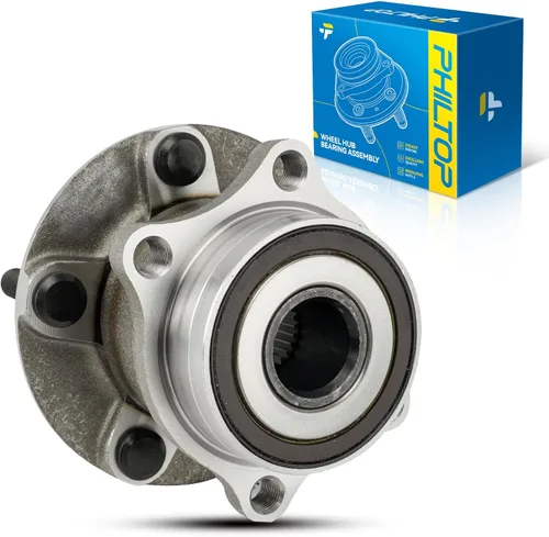 Vista 47 de PHILTOP Conjunto de cojinete de rueda y cubo trasero 512012, 5 orejetas para Golf 1999-2005, Beetle 1998-2010, TT Quattro 2000-2006, TT 2000-2006