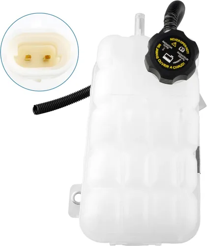 Vista 2 de BOXI Botella de Depósito de Refrigerante con Tapa y Sensor para Cadillac Escalade / para Chevy Avalanche/ Chevy Pickup/ Silverado/ Suburban/ Tahoe