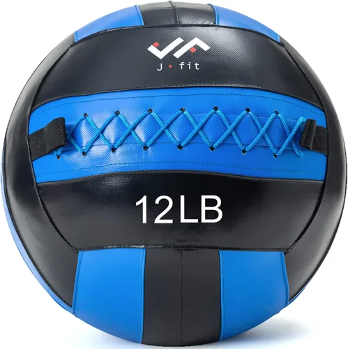 Vista 27 de JFit Wall Ball – Premium Soft Weighted Exercise Ball for Strength, Conditioning, Gym & Home Workouts, 4-30 LB