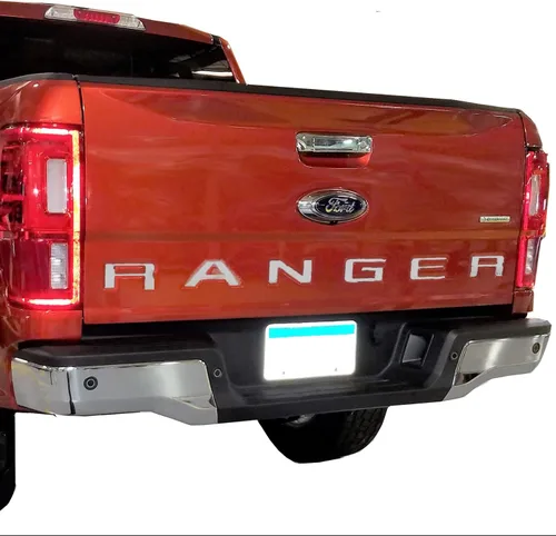 Vista 8 de Kit de letras para puerta trasera Ford F-150 de Putco - Acero inoxidable - Compatible con Ford F150 2021-2025