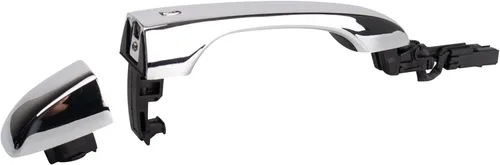 Vista 6 de TRQ Manija de puerta exterior delantera derecha cromada para el lado del pasajero compatible con Chrysler 300 Dodge Journey 2011-2020