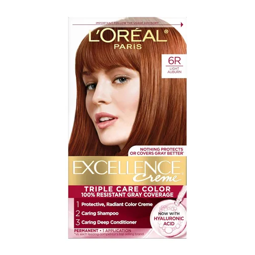 Vista 33 de L'Oreal Paris Excellence Crème - Tinte permanente para el cabello, color de cabello de triple cuidado, complejo Pro-Keratina para una cobertura