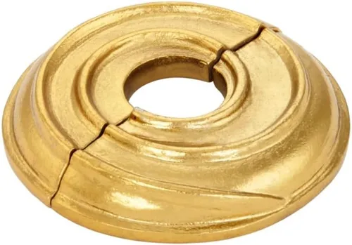 Vista 80 de Renovators Supply Manufacturing Placa de Escudo de Aluminio 3.13" DE Escutcheon 1" IPS Brida de Radiador Negra