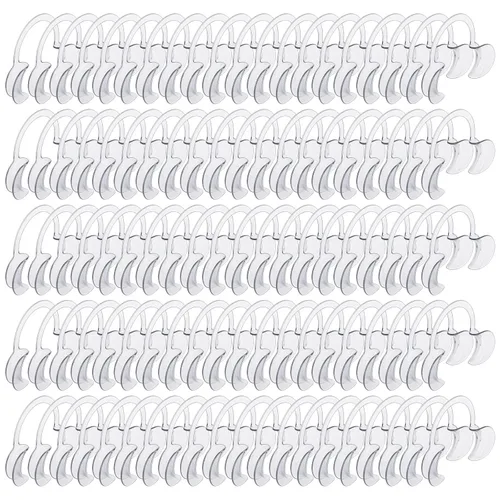 Zhengmy 100 piezas de retractor de mejilla y labio en forma de C para blanquear los dientes, retractor de boca para blanqueamiento dental, retractor