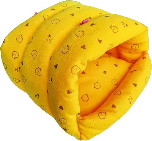 Vista 9 de WOWOWMEOW - Cama para cobayo, hámster, animales pequeños, cama con forma de cueva para colgar