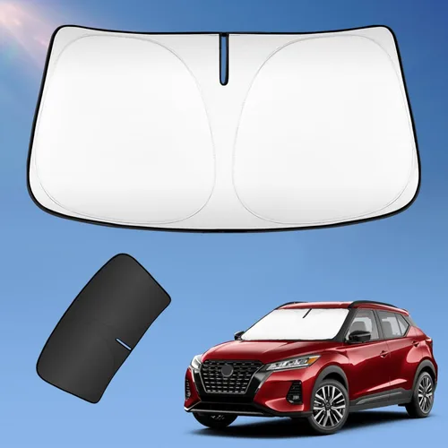 Vista 44 de Parasol para Mazda 3 2019-2025 2026, protector solar de 4 capas para Mazda 3 Hatchback/Sedan 250T, revestimiento plateado, visera solar plegable