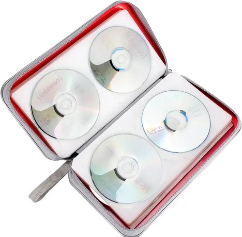 Vista 65 de Cartera, estuche, caja resistente para CD/DVD (capacidad para 80 CD/DVD)