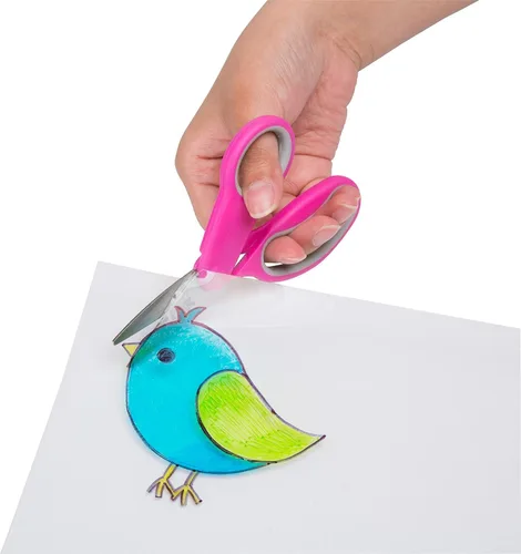 Vista 3 de Creativo paquete de 10 hojas cristal transparentes Shrinky Dinks