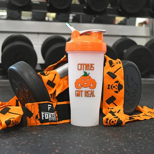 Vista 2 de Forza Sports Licuadora Botella x Coctelera clásica de 28 onzas - Citrus Got Real
