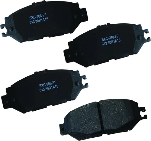 Vista 306 de Pastillas de freno traseras cerámicas Bendix Premium SBC1337 para Cadillac CTS 2014-2008, SRX 2016-2010, Chevrolet Camaro 2015-2010, Saab 9-4X 2011