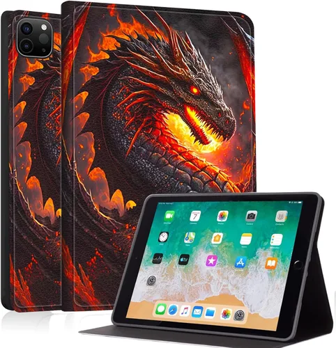 Vista 99 de Funda para iPad mini A17 Pro (7ª/6ª generación 2024/2021), funda protectora delgada a prueba de golpes con apagado y encendido automático, cuero
