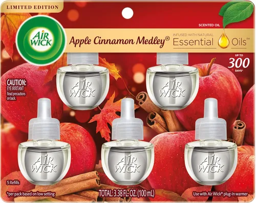 Vista 14 de Air Wick Repuesto de aceite perfumado enchufable, infundido con aceites esenciales, ambientadores enchufables para el hogar, aroma de otoño