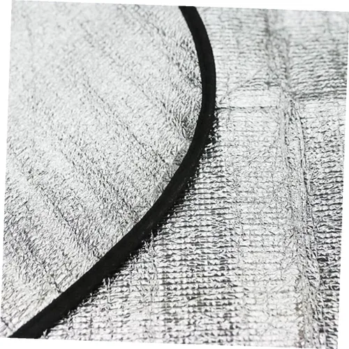 Vista 7 de GALPADA Alfombrilla de camping al aire libre a prueba de humedad, manta de picnic de película de aluminio, ligera, plegable, para senderismo