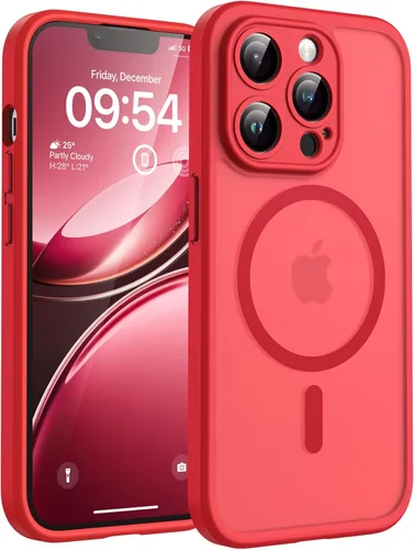 Vista 1087 de TOCOL Funda para iPhone 11, compatible con Magsafe, protección completa de cámara, imanes integrados, protección contra caídas, funda translúcida