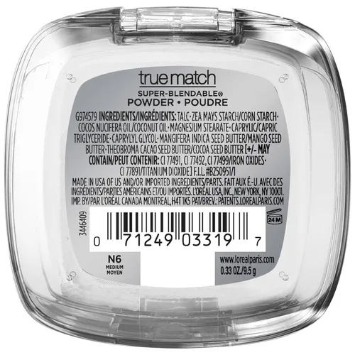 Vista 69 de L 'Oreal Paris, True Match, Polvo, 0.33 onzas, Alabaster