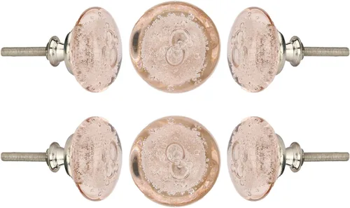 Vista 11 de Perilla Home Juego de 4 pomos de burbujas – Perillas decorativas de cristal verde claro – Pomo de cristal para decoración del hogar