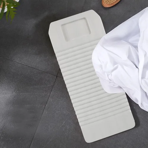 Vista 8 de YARNOW Tabla de lavado de silicona tabla de lavar tabla de lavar lavadero limpio Lavandería Limón Washboard para lavandería Blanco