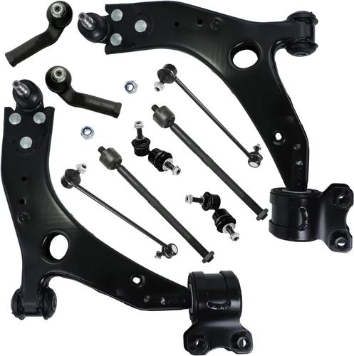 Vista 44 de Detroit Axle - Kit de suspensión frontal de 10 piezas para Jeep 2002-2004 Liberty, 2 brazos de control superiores con rótula 2 rótulas inferiores, 4