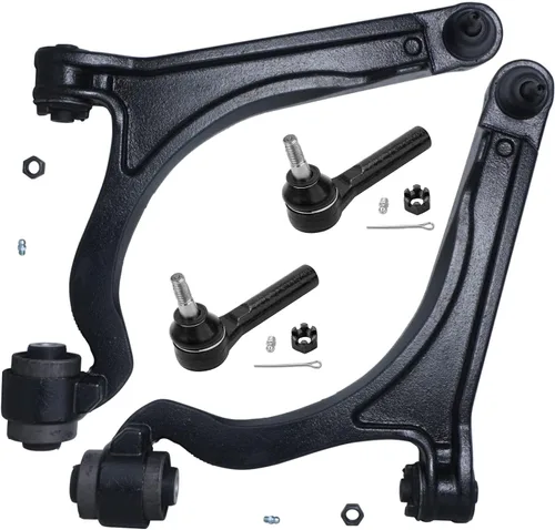 Vista 529 de Detroit Axle - Kit de brazos de control delanteros de 4 piezas para Nissan Cube 2009-2014, Nissan Versa 2007-2012 2 brazos de control inferiores