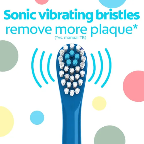 Vista 2 de Colgate Cepillo de dientes vibratorio para niños Bluey 1 Pack