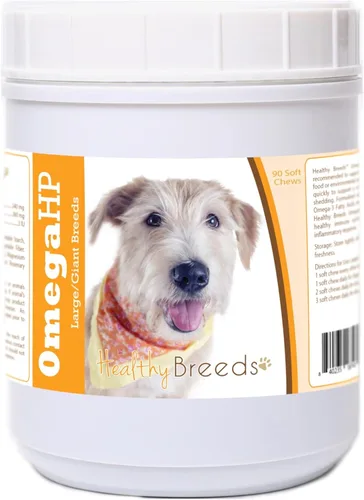Vista 108 de Healthy Breeds Siberian Husky Omega HP - Masticables suaves para piel y pelaje, 90