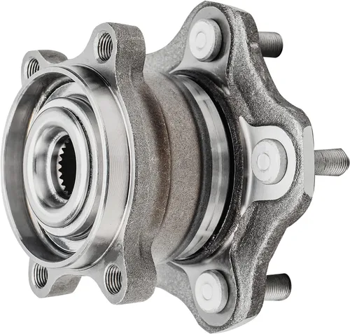 Vista 4 de Detroit Axle - Buje de rodamiento de rueda trasera AWD para Nissan Rogue 2008-2020, Nissan Juke 2011-2017 2012 2013 2014 2015 2016 Conjunto de cubo
