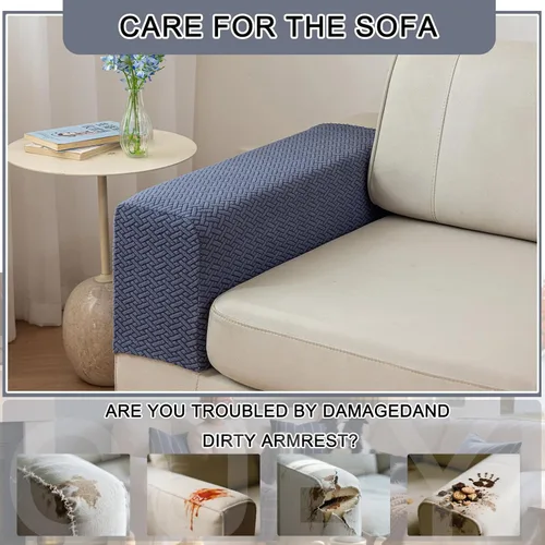 Vista 3 de Fundas de cojín para sofá, fundas de cojín lavables para mascotas, funda protectora elástica antideslizante para muebles