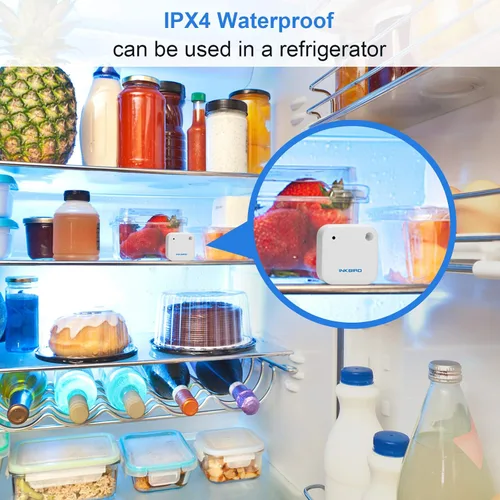 Vista 4 de Inkbird IBS-TH2 - Termómetro inalámbrico con sensor de temperatura y temperatura Bluetooth, con aplicación para Android e iOS