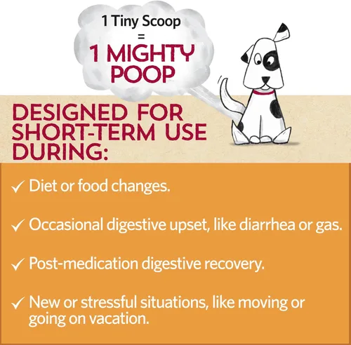 Vista 2 de Fidobiotics Smooth Move Probiótico para perros, porción de 7 días para malestar estomacal y transición de alimentos, salud intestinal digestiva