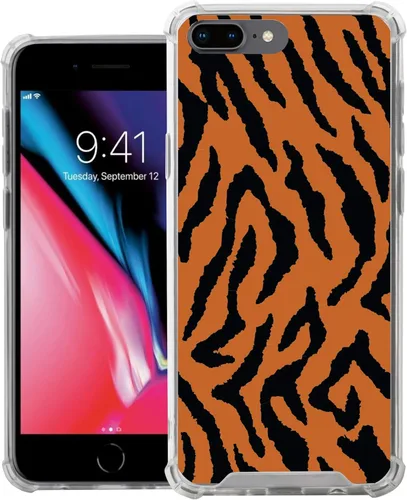 Vista 11 de CasesOnDeck - Funda compatible con Apple iPhone 8 Plus iPhone 7 Plus (5.5 pulgadas) iPhone 8 Plus, funda de poliuretano termoplástico flexible