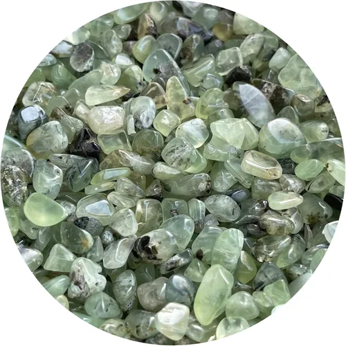 Vista 73 de GAF TREASURES Chips de piedras preciosas de jade semi nefrita natural, de 0.5 libras, mini cristales triturados, chips de cristal sin perforar