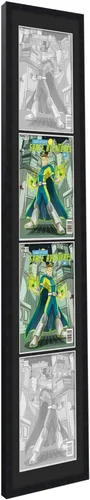 Vista 2 de Marco para cómics negro mate Para cómics publicados entre 1986 y el día actual (marco de cómic de la edad plateada) Hecho para mostrar 4 cómics