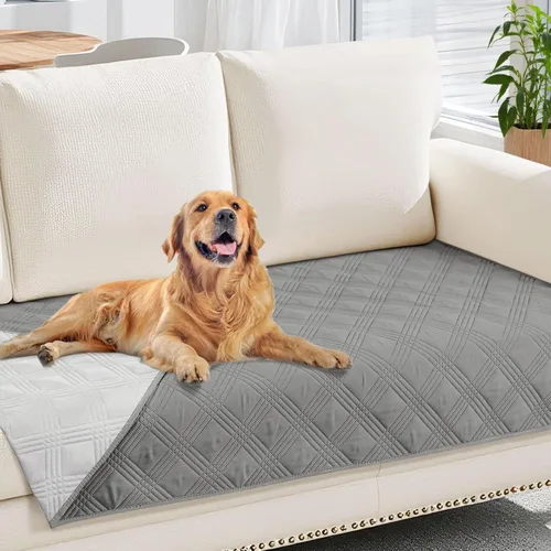 Vista 81 de hyha - Manta impermeable para cama de perro, mantas suaves para mascotas, funda impermeable para sofá para perros, fundas reversibles lavables