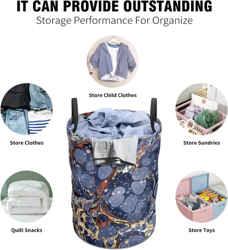 Vista 3 de Bolsa de lavandería de viaje con cordón lavable a máquina, organizador grande de ropa sucia para campamento, bolsas de lavandería, dormitorio