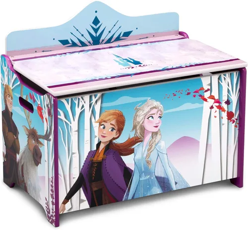 Delta Children Caja de juguetes Deluxe, Frozen II (Disney)