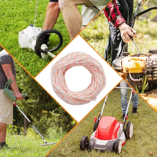 Vista 5 de Cuerda de arranque de retroceso de 0.118 in, cuerda de tracción de 32.8 ft, cortadora de cepillo, cortadora de césped para motosierra Stihl, cable