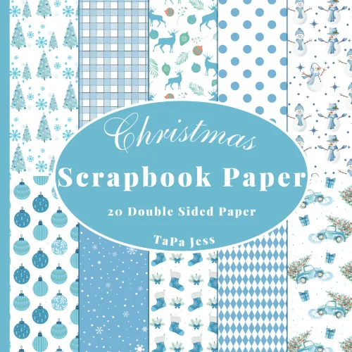 Christmas Scrapbook Paper Decorative Craft Paper, Craft Card Making, 20 Double-Sided Sheets