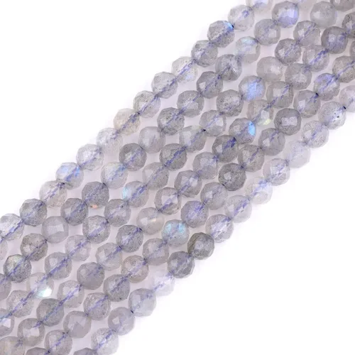 Vista 82 de GEM-Inside Cuentas espaciadoras redondas facetadas de gemas de lapislázuli azul natural semipreciosas de 2mm para hacer joyas 15" Aa Lapislázuli Azul