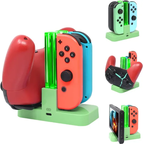Vista 10 de FastSnail - Cargador de control para Nintendo Switch