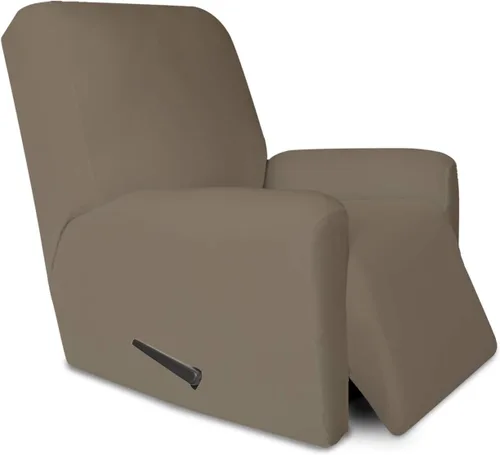 Vista 156 de PureFit Funda súper elástica para sofá reclinable con bolsillo, funda de sofá suave y antideslizante de elastano, lavable, protector de muebles