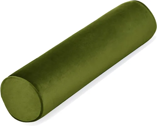 Vista 24 de Tinbolunce Almohada enrollable de espuma viscoelástica para rodilla/pierna/cuello - Cojín cilíndrico de luna llena/almohada cilíndrica redonda